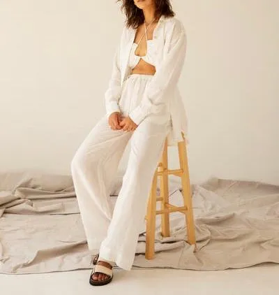 Oversized Linen Shirt