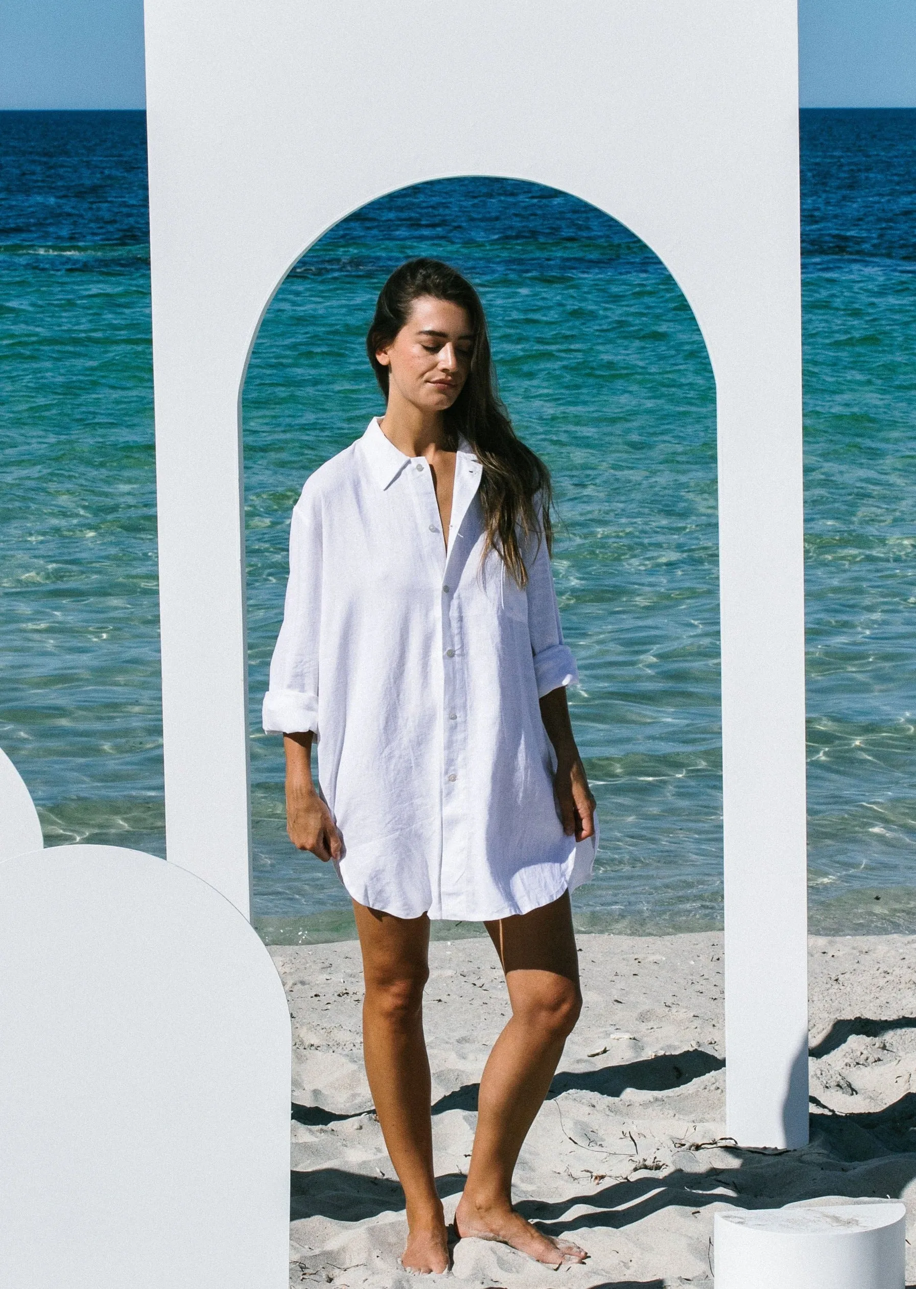 Oversized Shirt // White