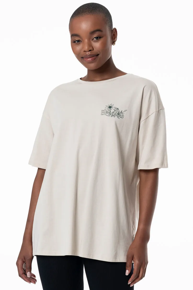 Oversized T-Shirt _ 154931 _ Stone