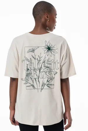 Oversized T-Shirt _ 154931 _ Stone