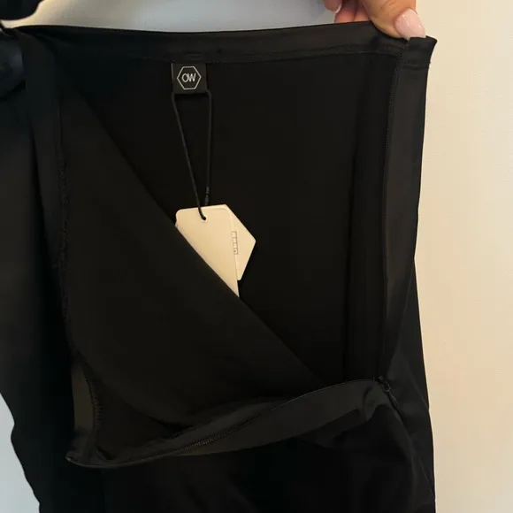 OW Collection Jamie Maxi Skirt in Black