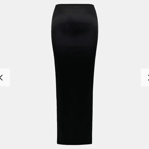 OW Collection Jamie Maxi Skirt in Black
