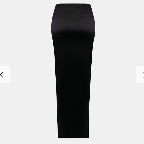OW Collection Jamie Maxi Skirt in Black