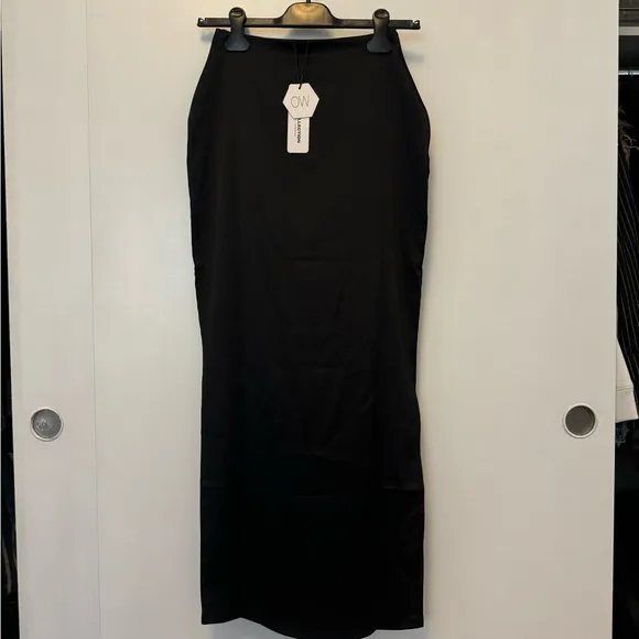 OW Collection Jamie Maxi Skirt in Black