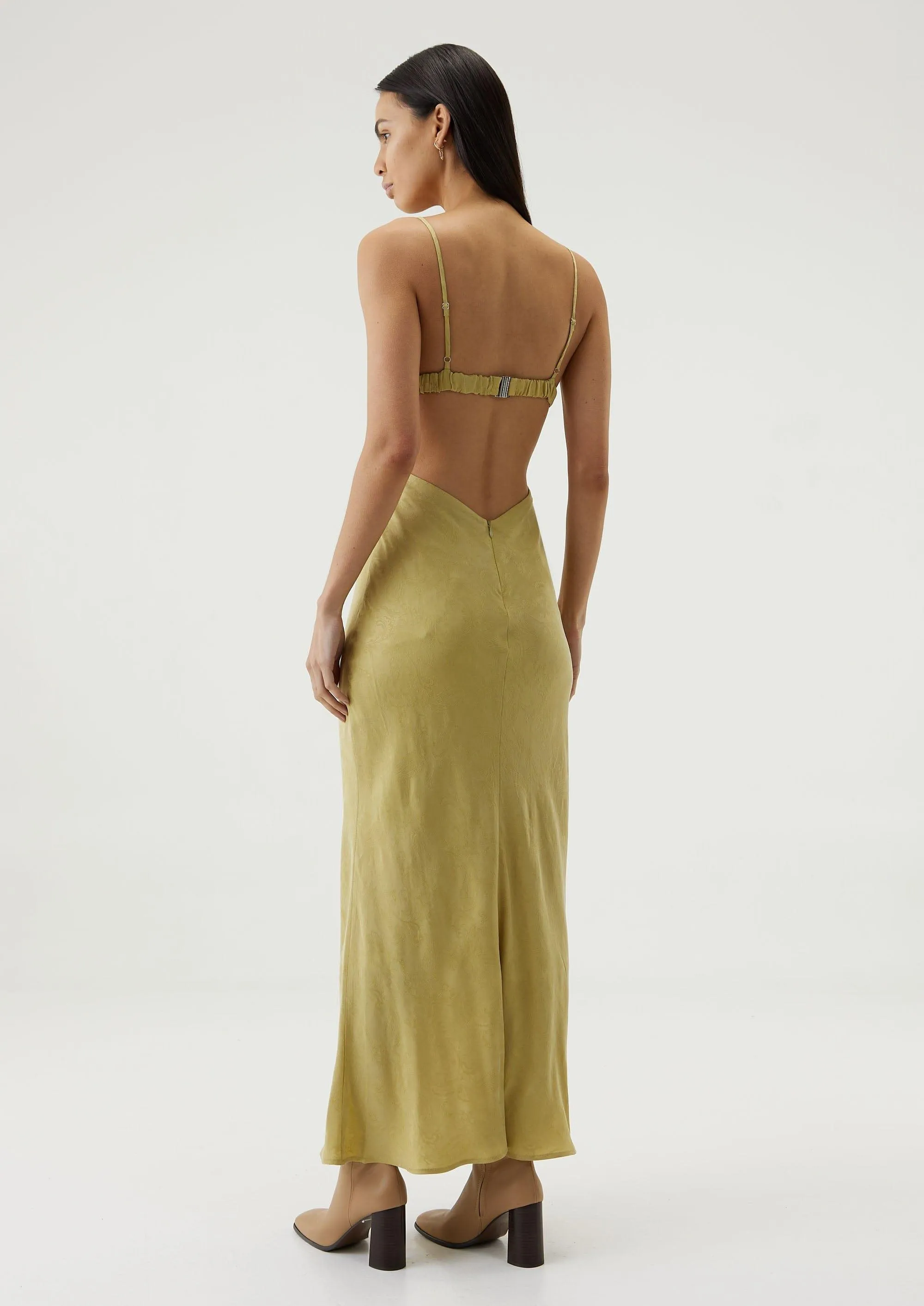PAISLEY BIAS TRIANGLE MIDI | PEAR