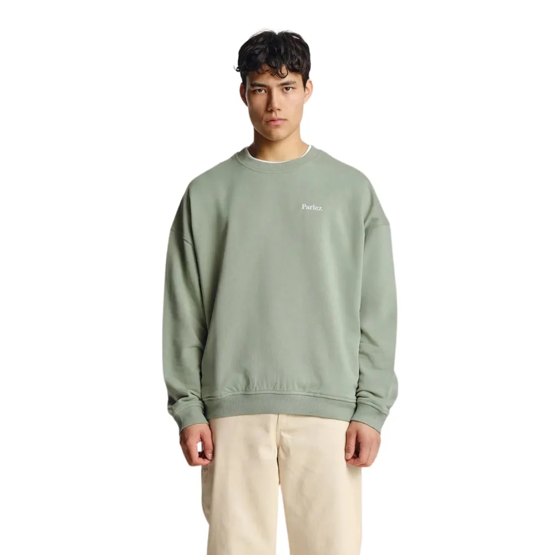 Parlez Vernon Oversized Crew - Sea Mist