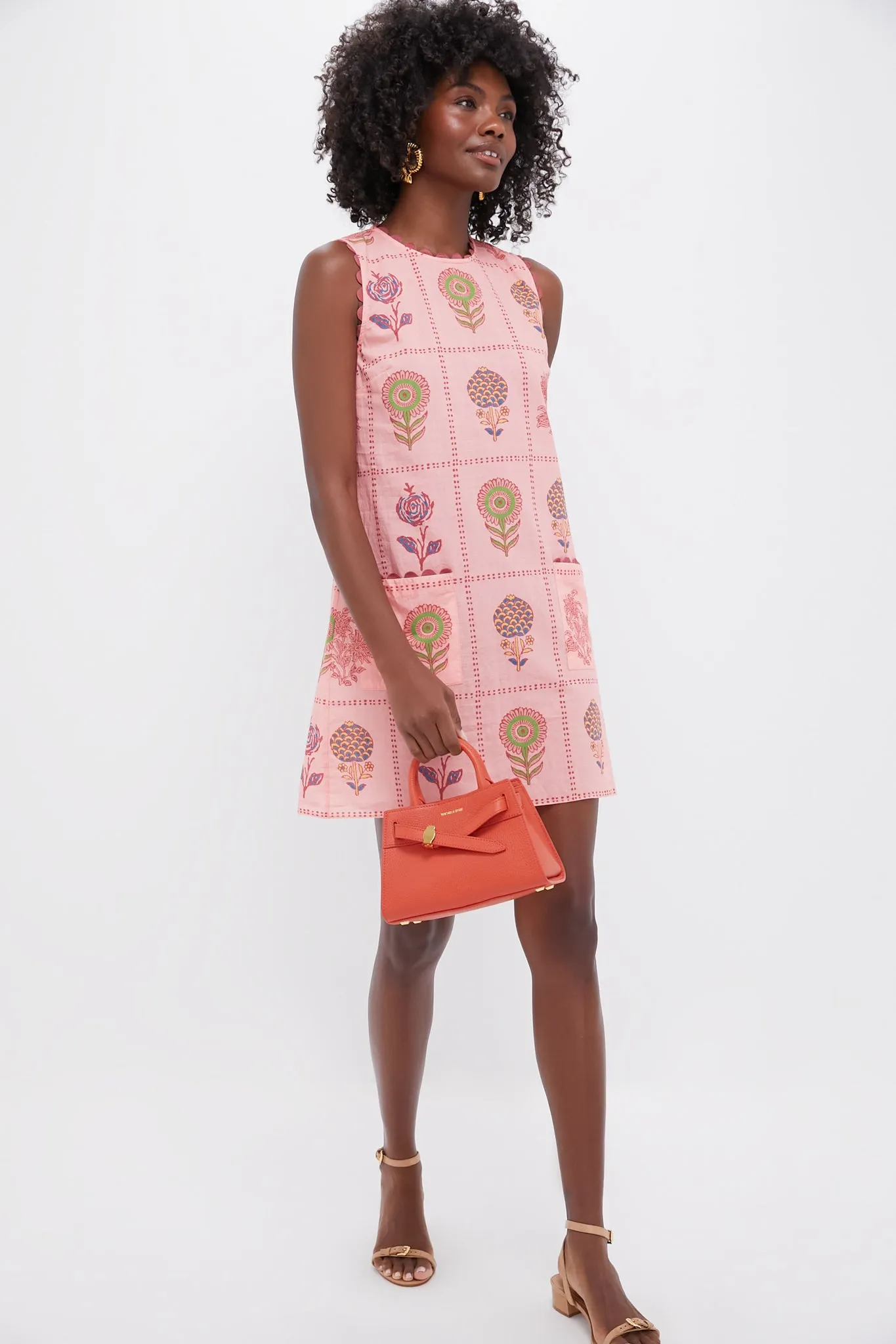 Persimmon Mini Veronica Beard Dash Bag