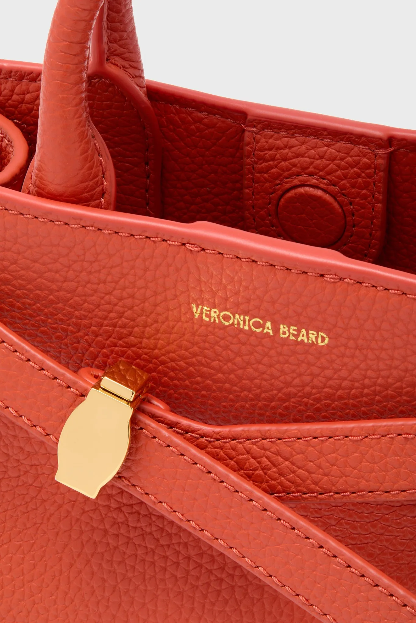 Persimmon Mini Veronica Beard Dash Bag