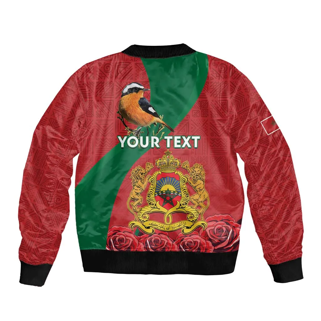 Personalised Afro Morocco Bomber Jacket Happy Proclamation Day - African Pattern LT15