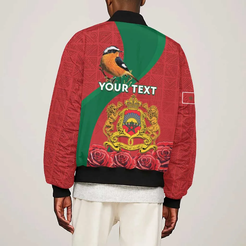 Personalised Afro Morocco Bomber Jacket Happy Proclamation Day - African Pattern LT15
