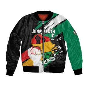 Personalised Afro Nigeria Juneteenth Bomber Jacket Freedom Day LT15