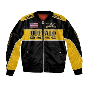 Personalised Buffalo Soldiers Bomber Jacket History of Heroes LT7