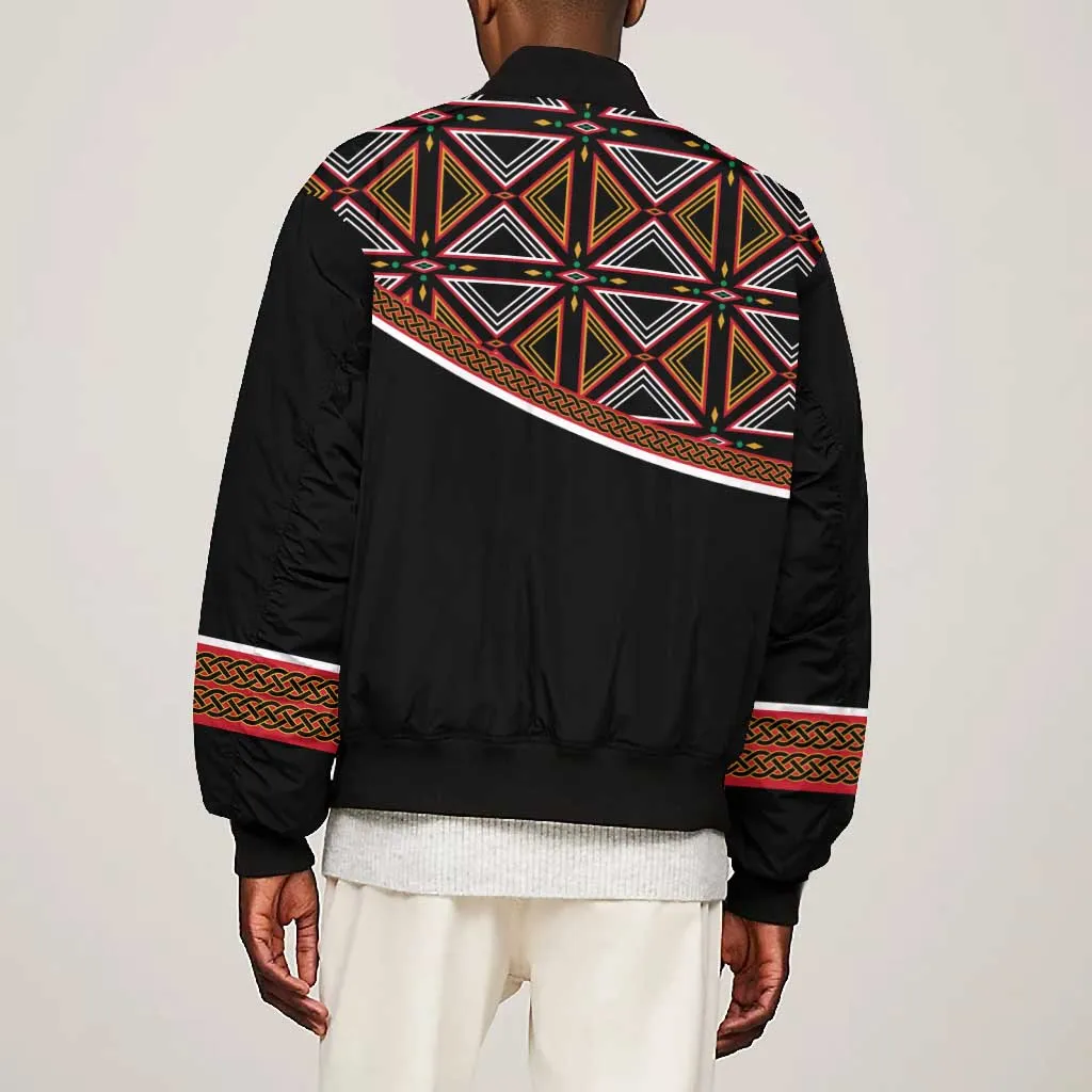 Personalized Bamenda African Bomber Jacket Atoghu Cameroon Print DT02