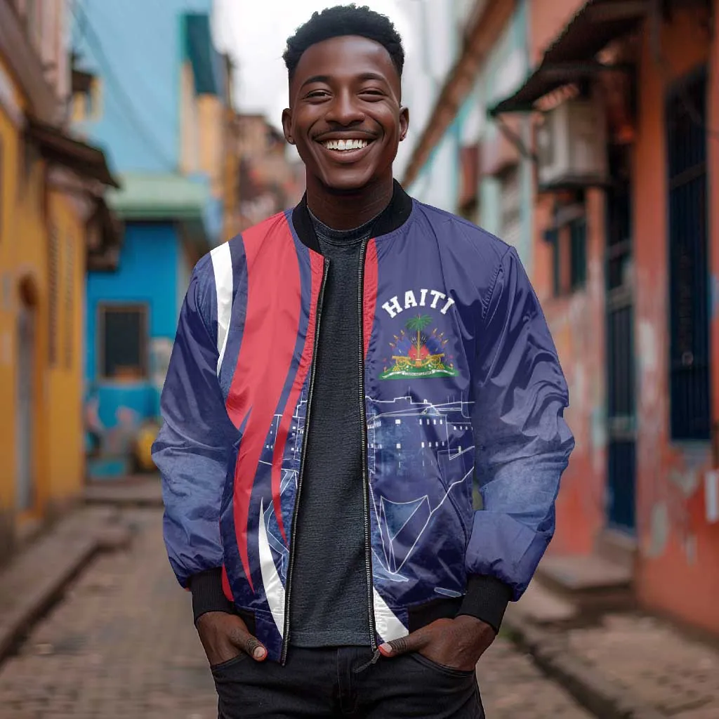 Personalized Haiti Citadelle Laferrière Bomber Jacket Grunge Style LT7