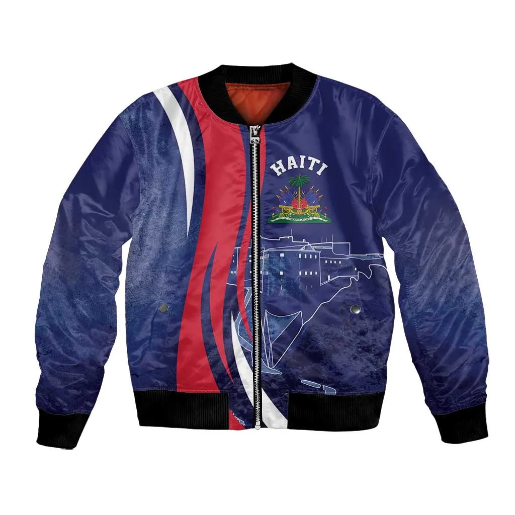 Personalized Haiti Citadelle Laferrière Bomber Jacket Grunge Style LT7