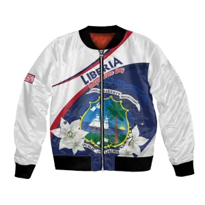 Personalized Happy Liberia Independence Day Bomber Jacket LT15