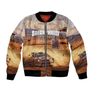 Personalized Kenya Safari Racing Car Bomber Jacket Come On Kenyan LT15