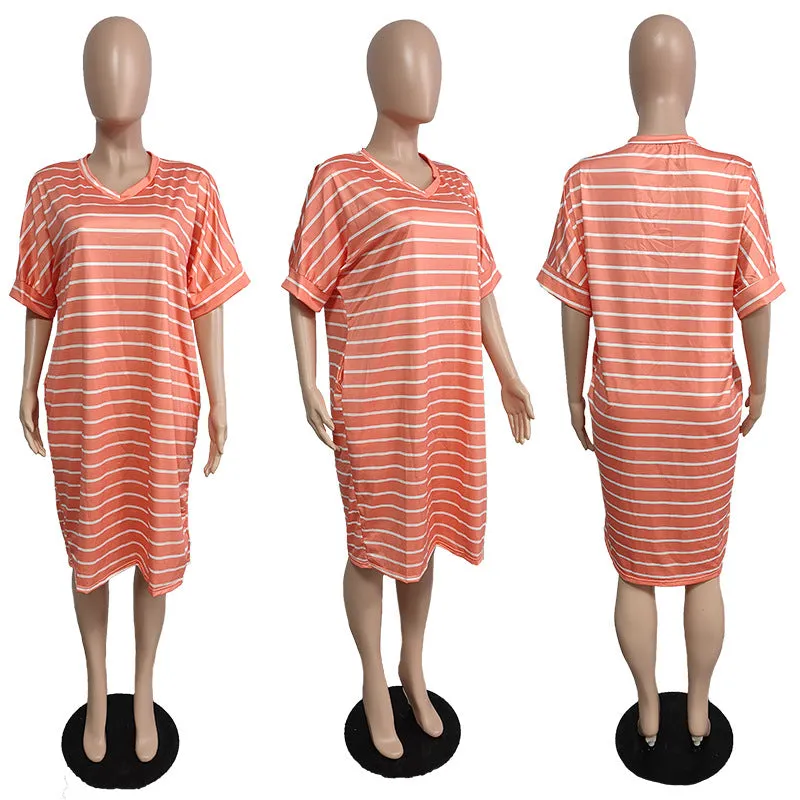 Plus size casual dresses AY2750