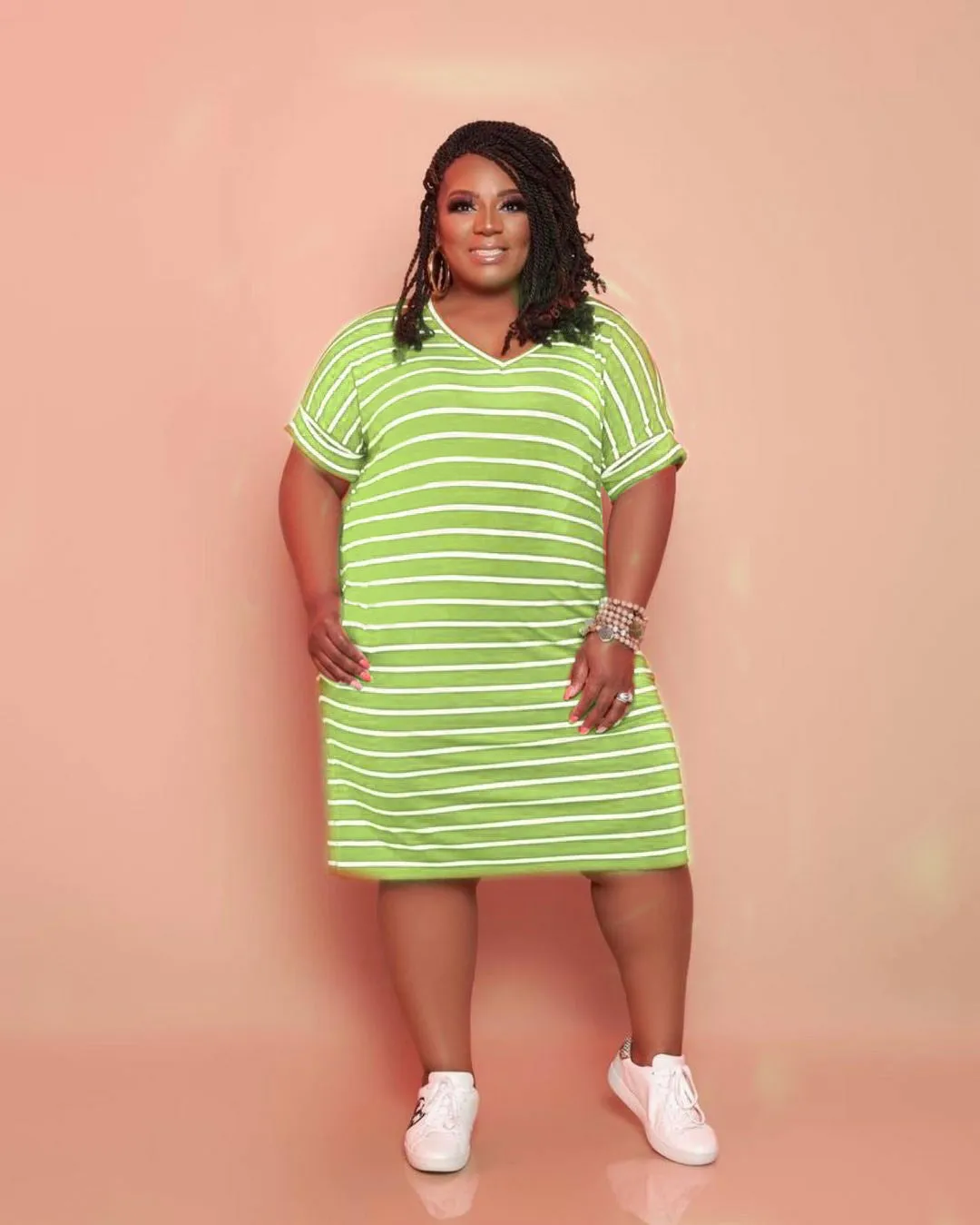 Plus size casual dresses AY2750