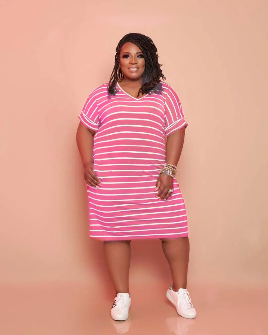 Plus size casual dresses AY2750