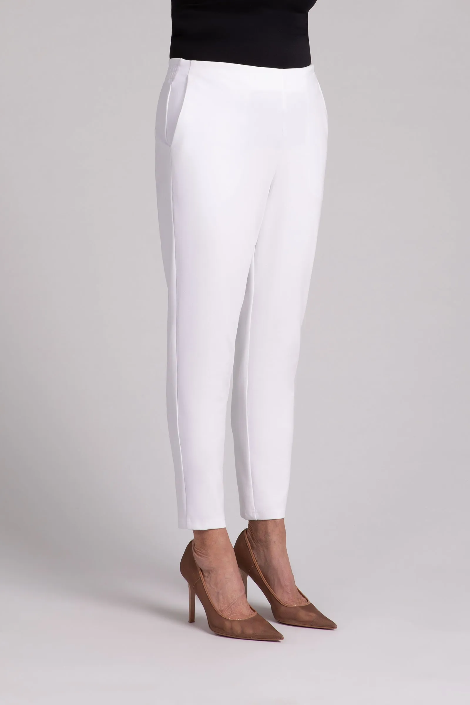 Ponte Pull On Pencil Ankle Pant