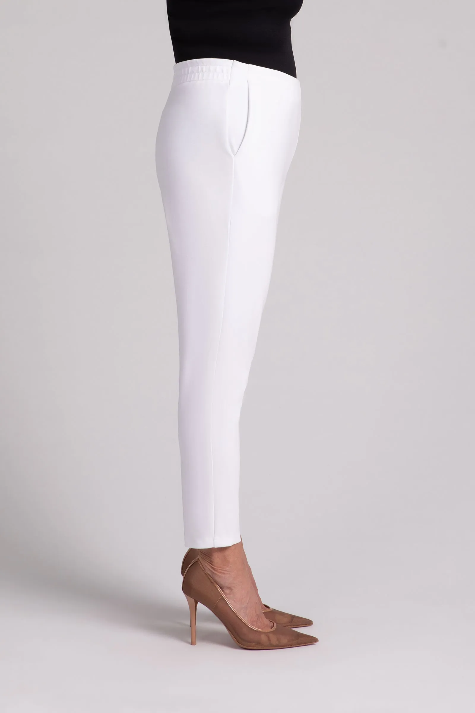 Ponte Pull On Pencil Ankle Pant
