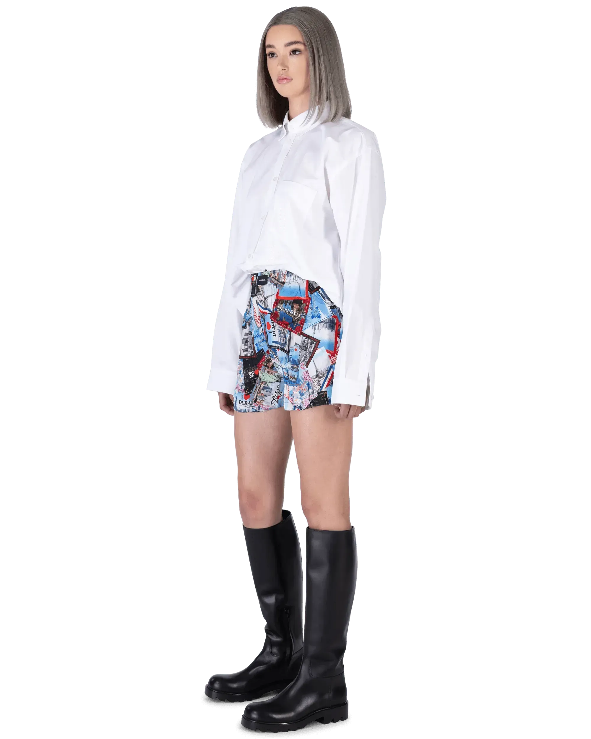Poplin Oversized Dress Shirt