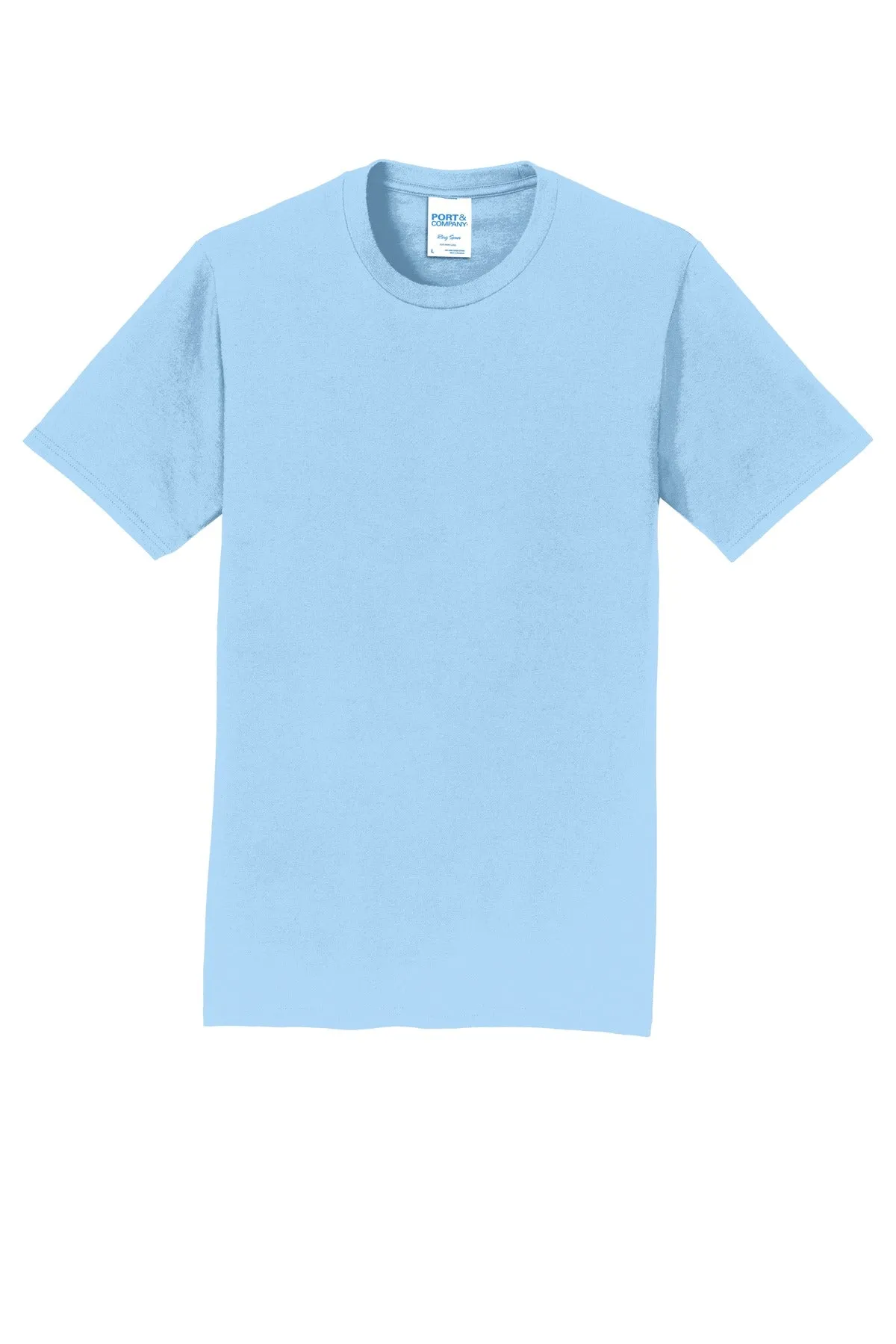 Port & Company Fan Favorite Tee. PC450 Light Blue