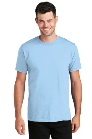 Port & Company Fan Favorite Tee. PC450 Light Blue
