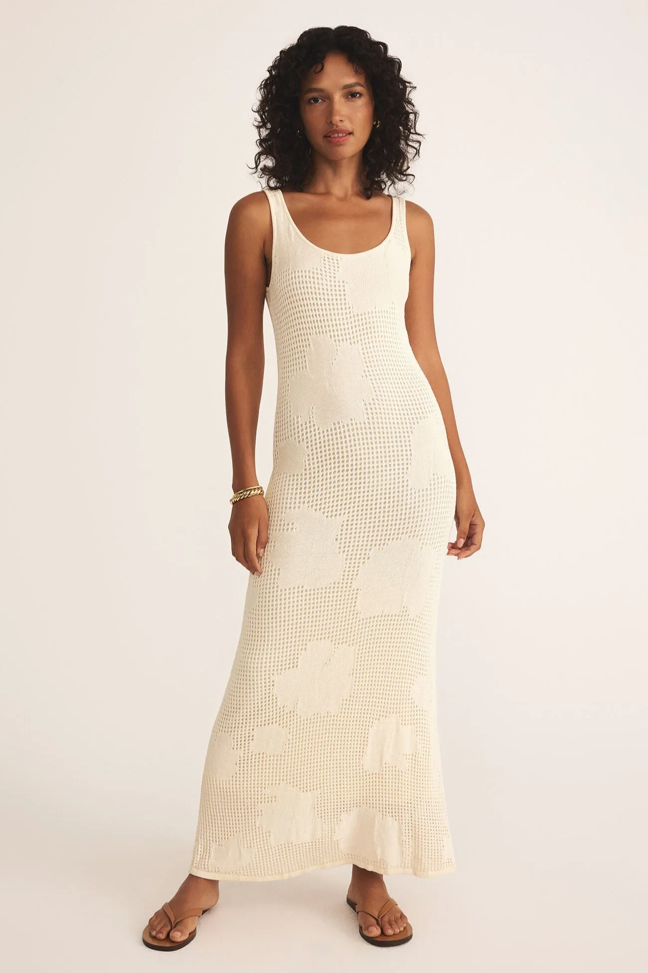 Praya Fleur Maxi Dress | Natural