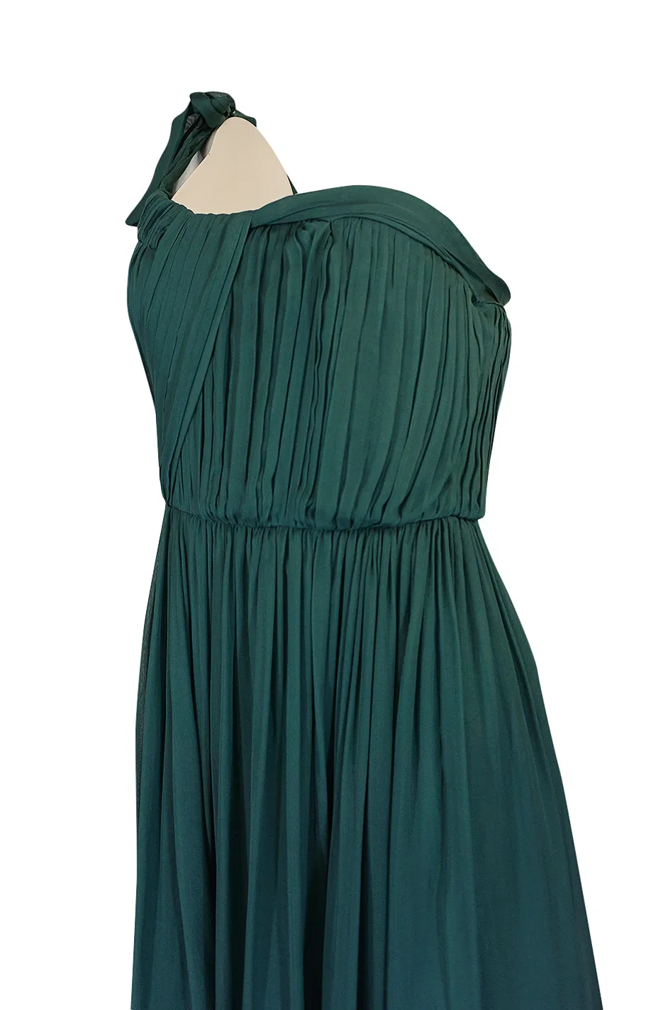 Pre-Fall 2008 Stella McCartney Silk Chiffon One Shoulder Dress