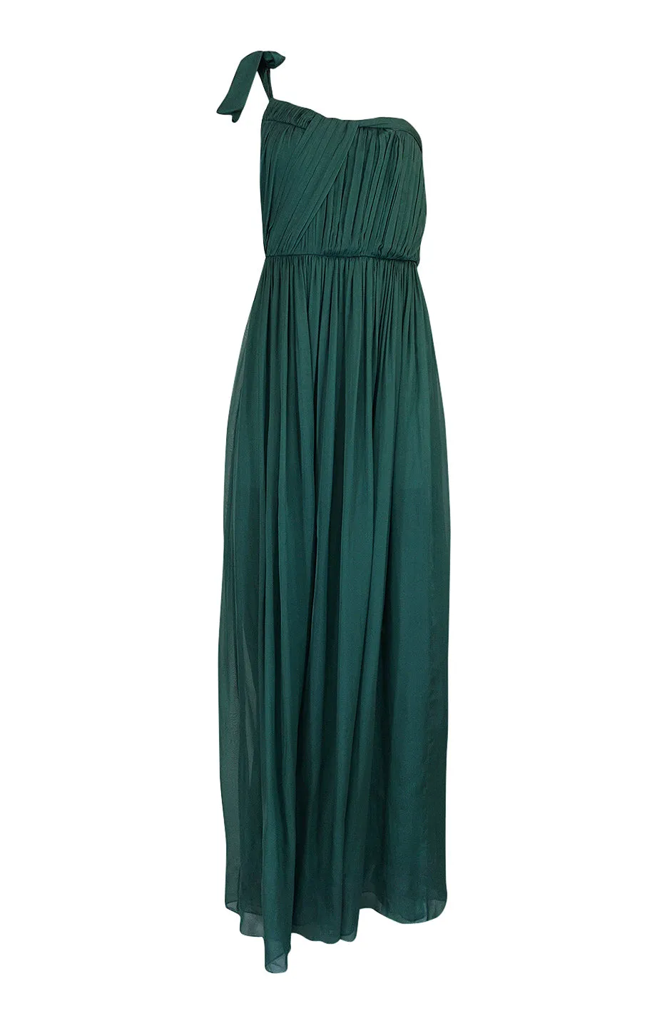 Pre-Fall 2008 Stella McCartney Silk Chiffon One Shoulder Dress