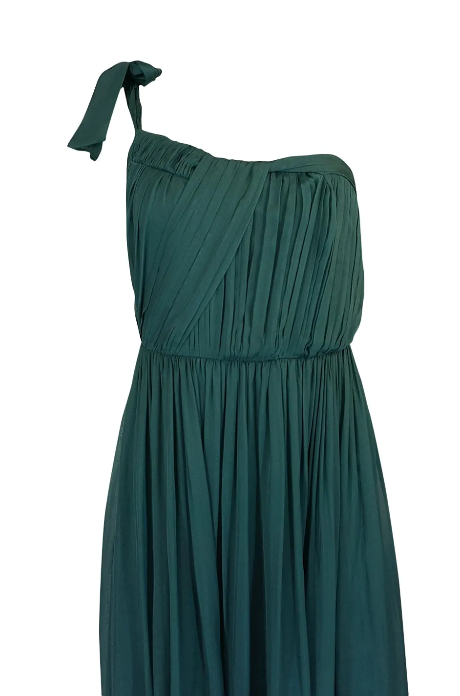 Pre-Fall 2008 Stella McCartney Silk Chiffon One Shoulder Dress