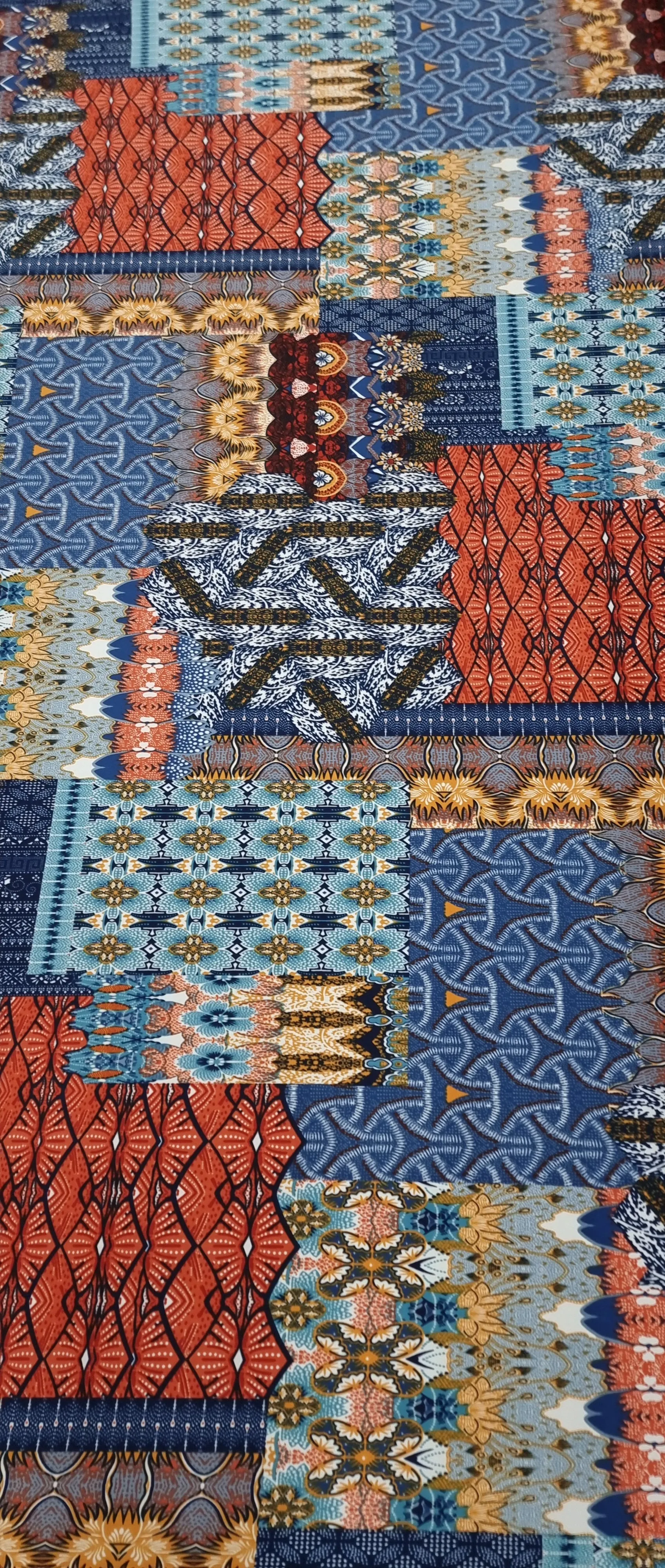 Printed Knit Patchwork