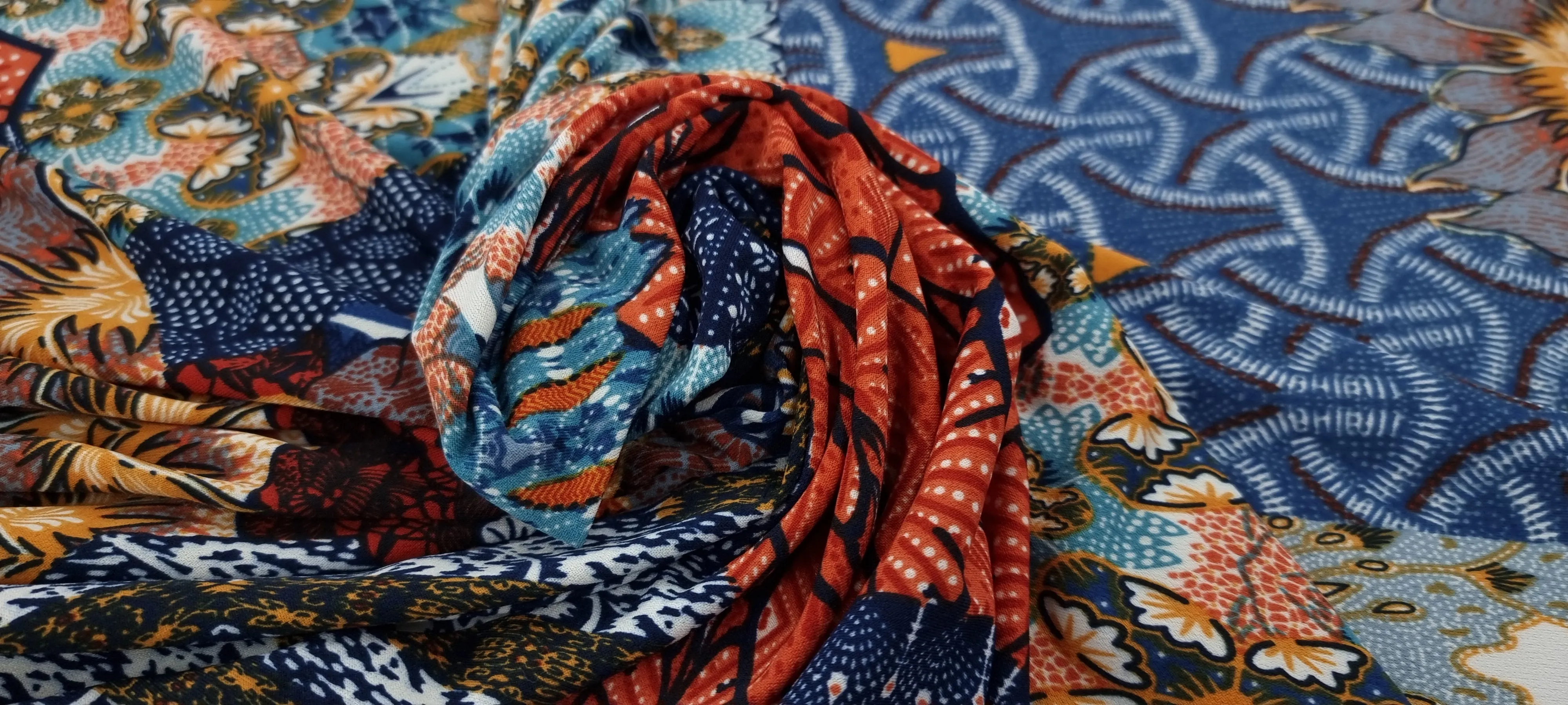 Printed Knit Patchwork