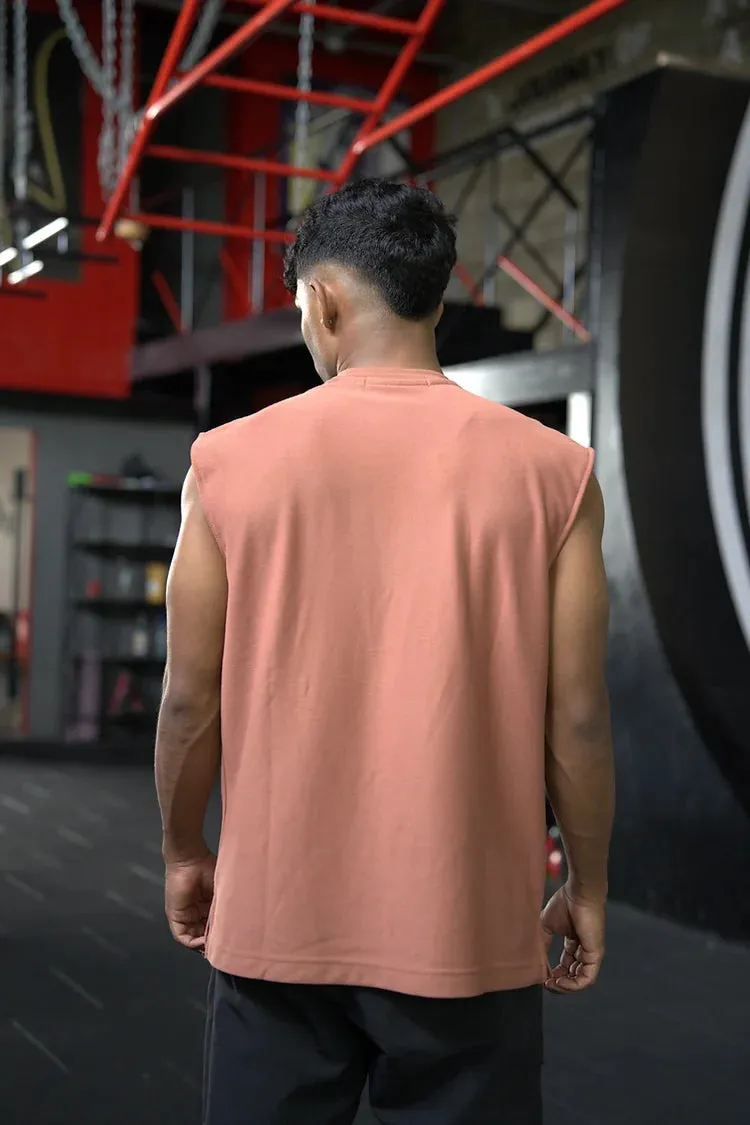 RAGLAN RETRO CUT-OFFS -COPPER