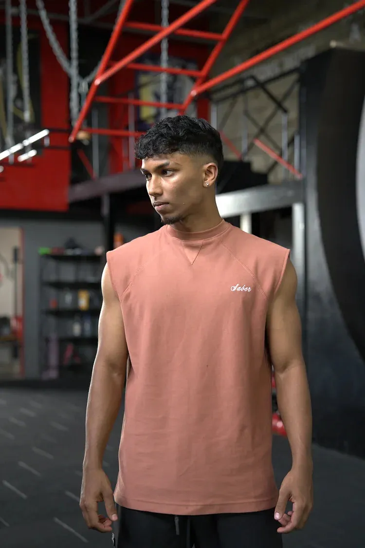 RAGLAN RETRO CUT-OFFS -COPPER