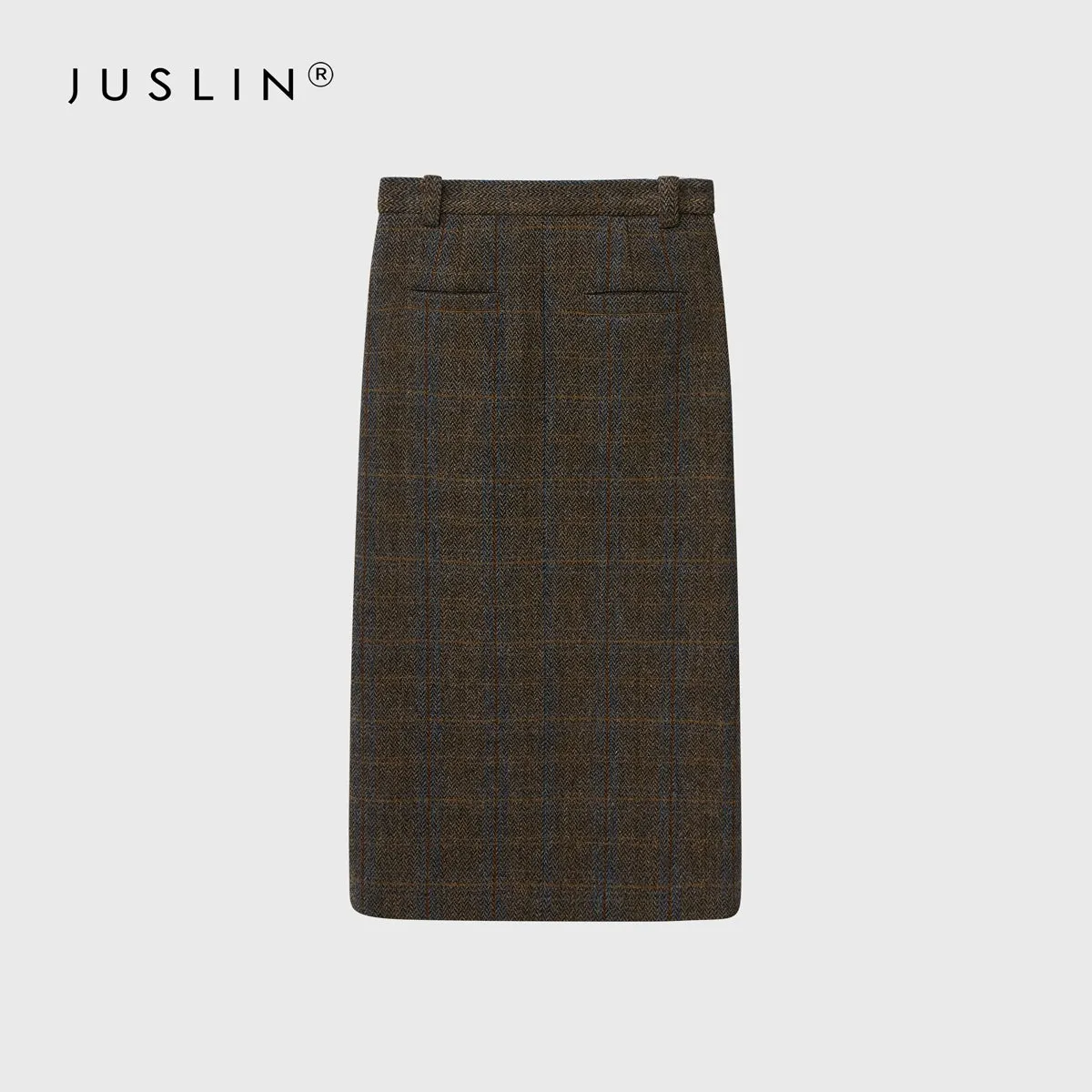 Retro Tweed Skirt and Blazer Set