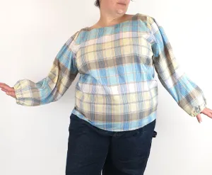 Rummage Style plaid top size 20
