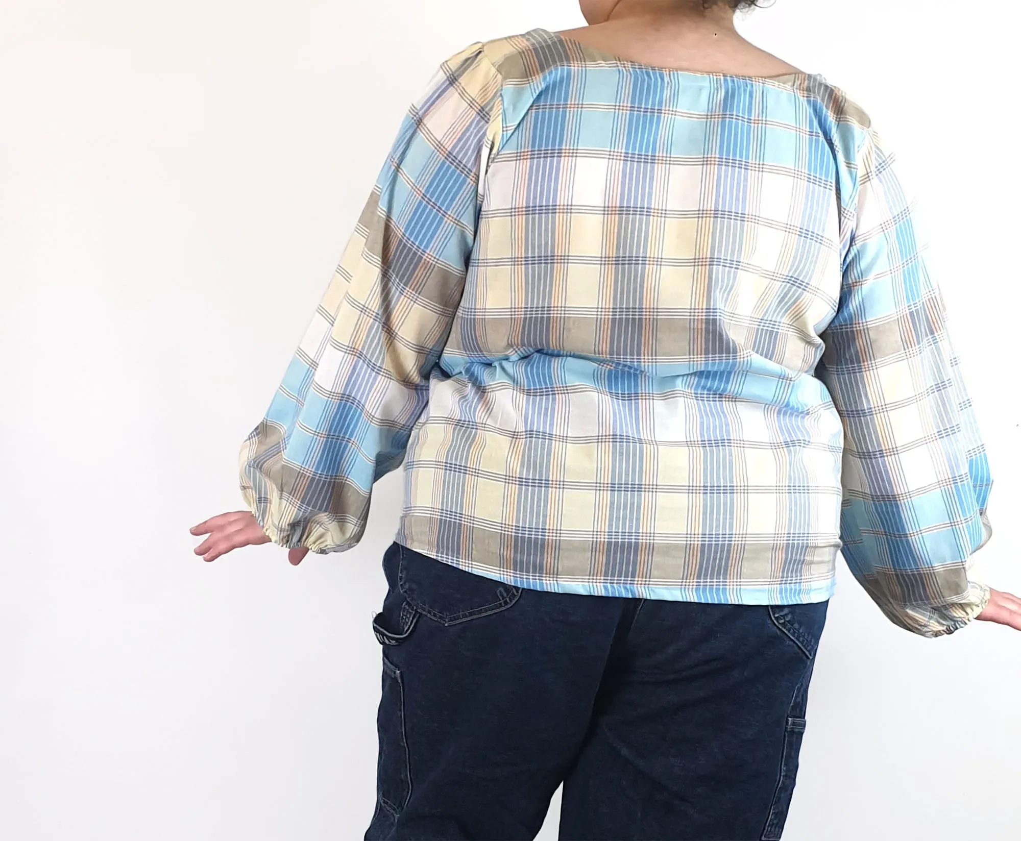 Rummage Style plaid top size 20