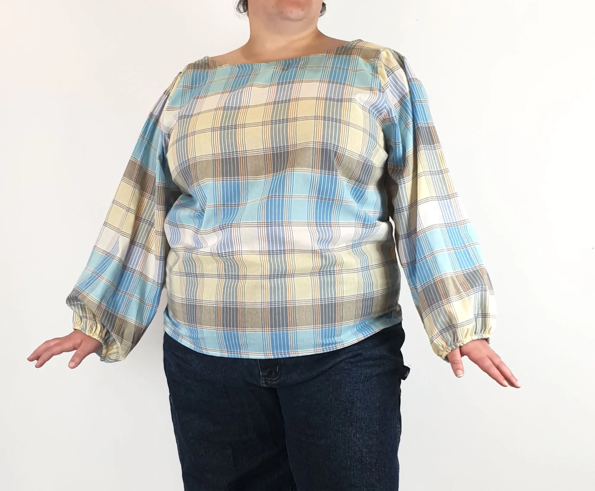 Rummage Style plaid top size 20