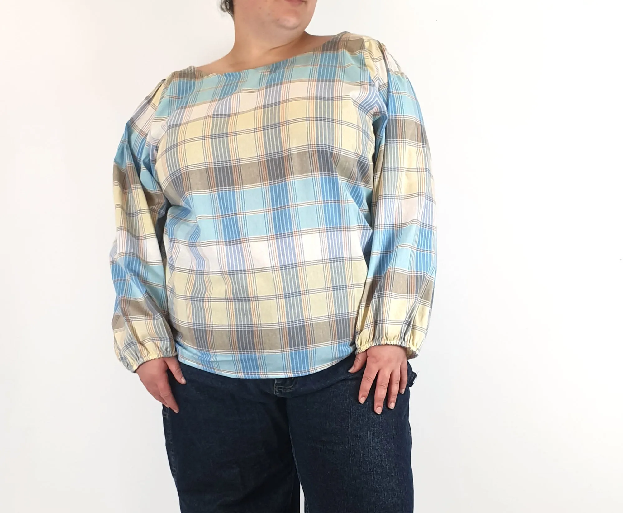 Rummage Style plaid top size 20
