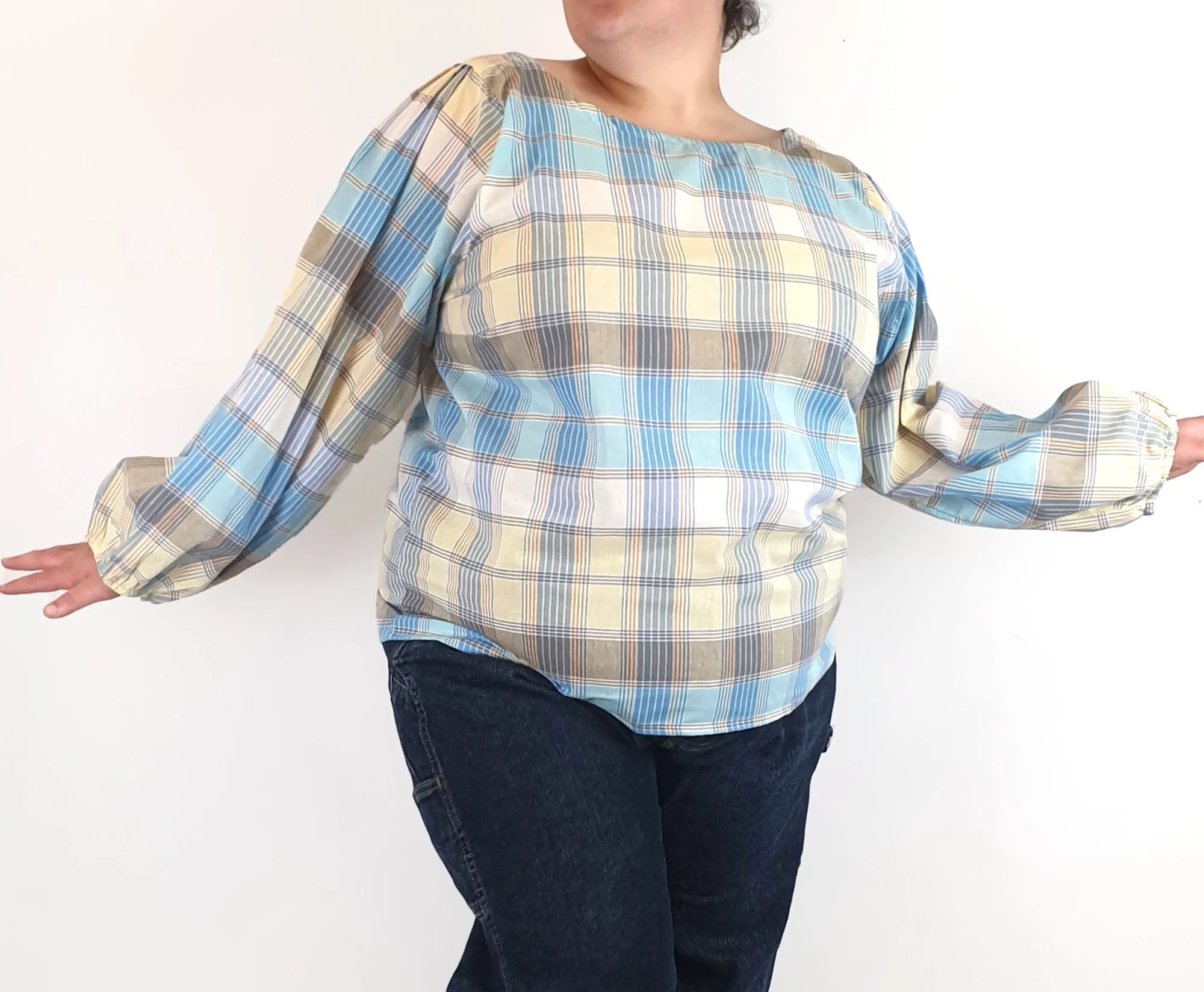 Rummage Style plaid top size 20