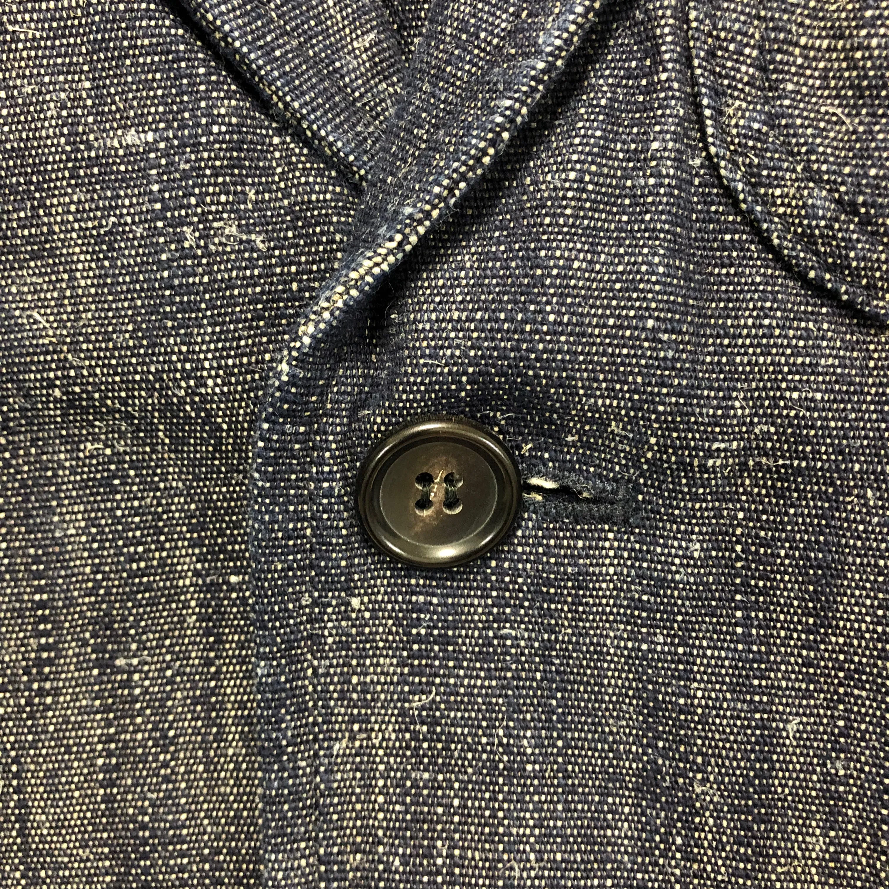 [S] DS! Visvim Academia Blazer Luxsic Cotton/Linen Indigo