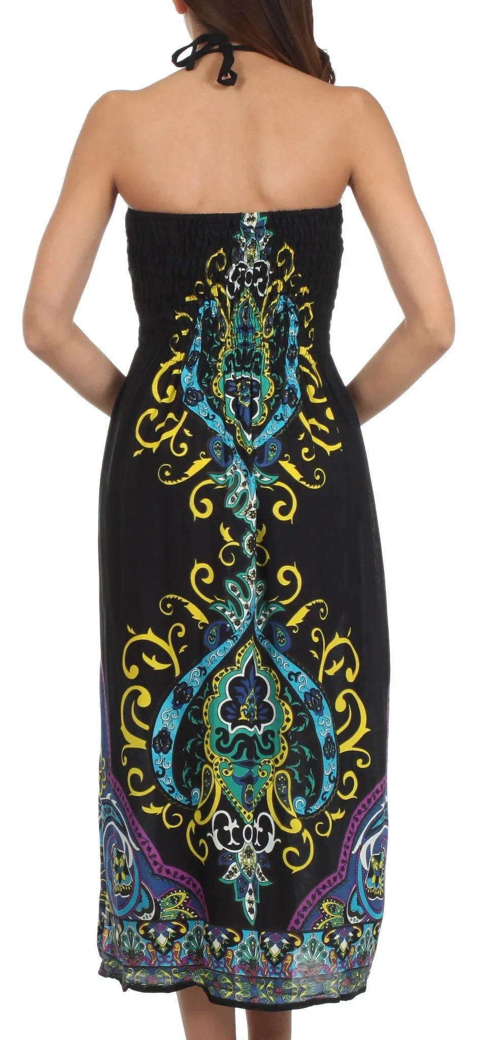 Sakkas Kanya Tribal Tube Dress