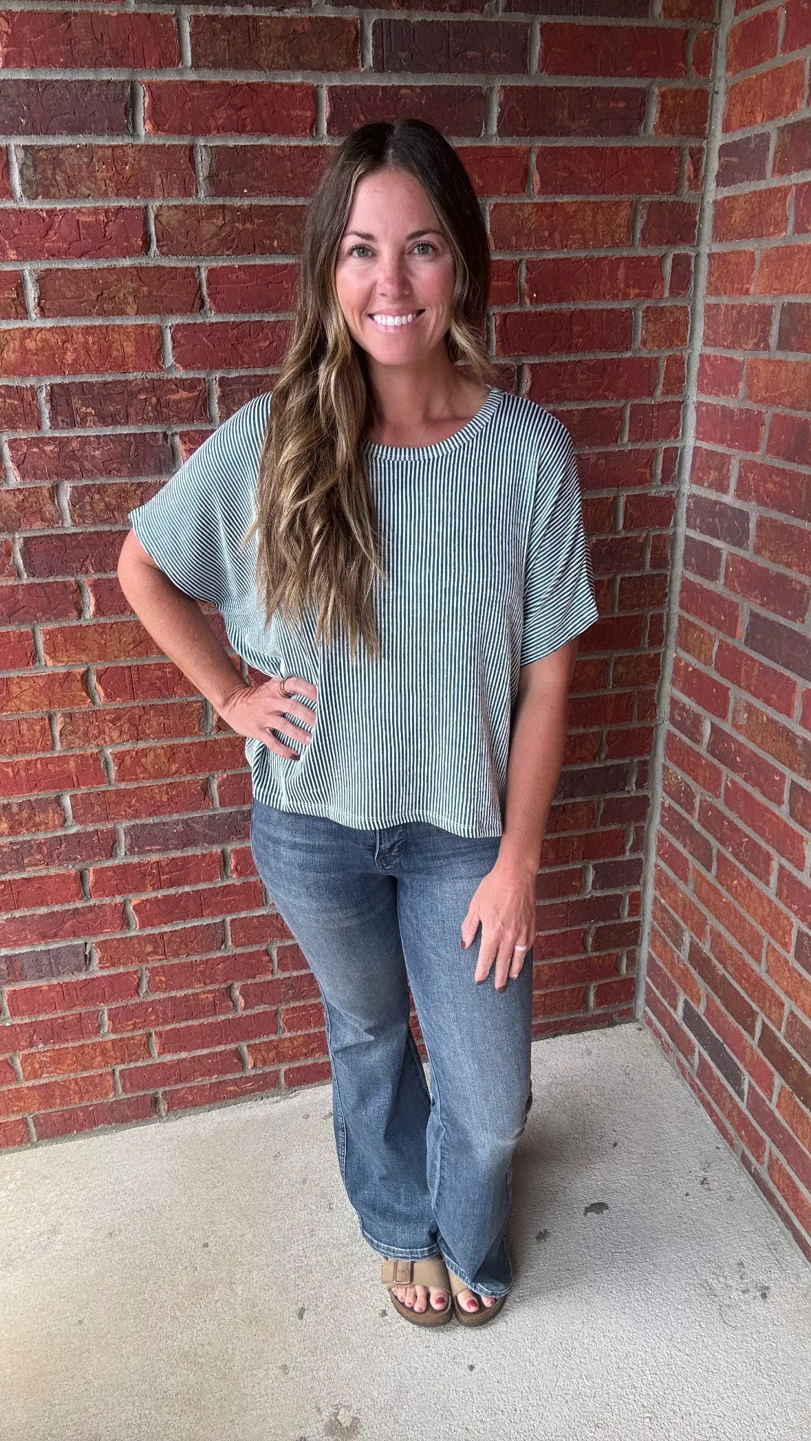 Sammy Ribbed Oversized Top