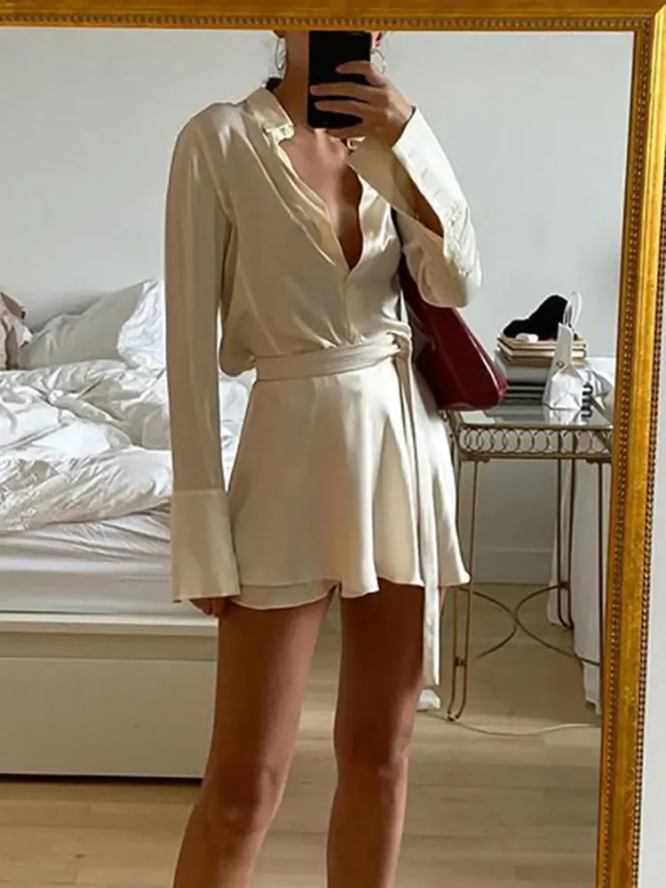 Satin Two Piece Set