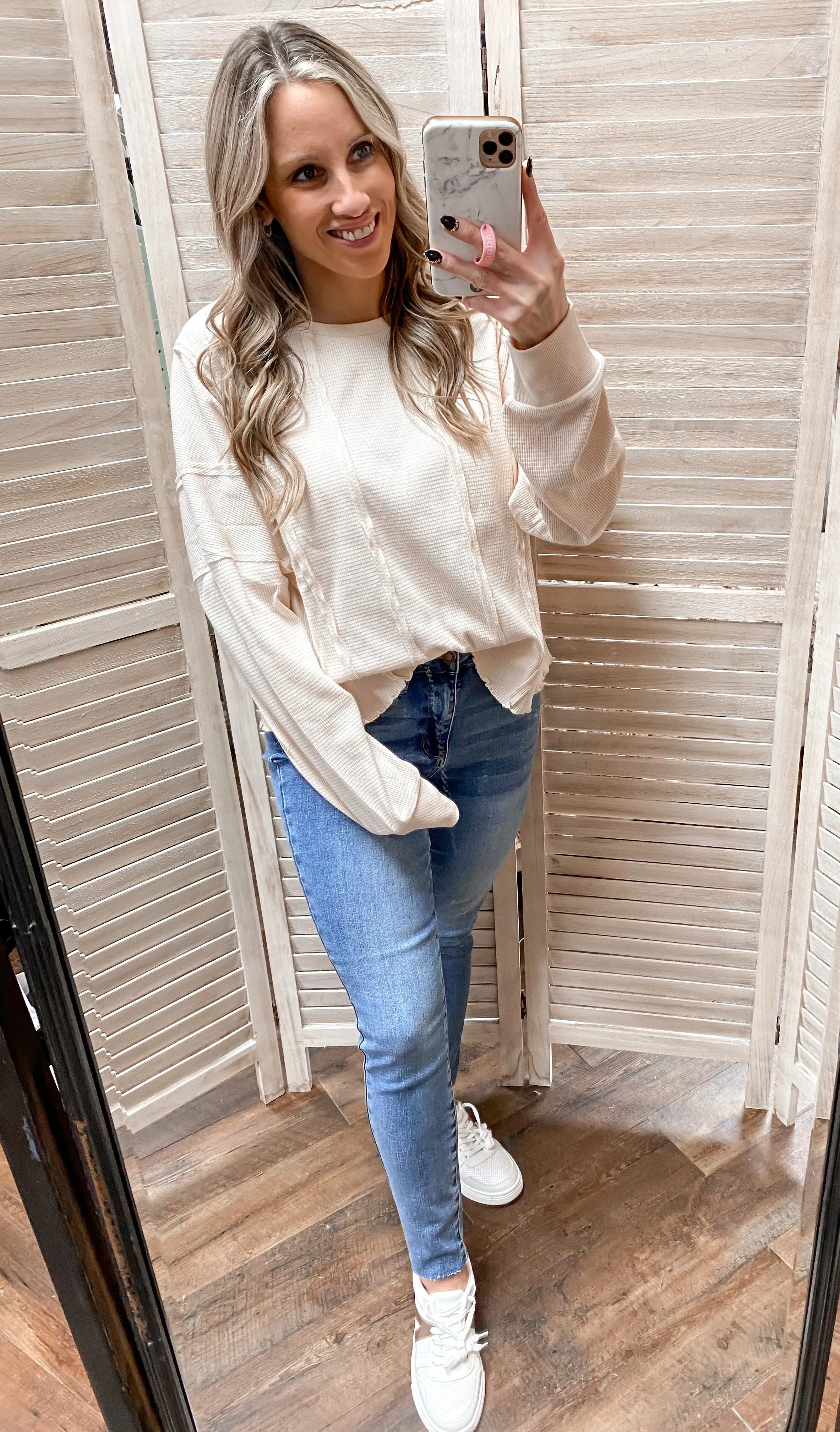 SBS Kind Conversation Waffle Top
