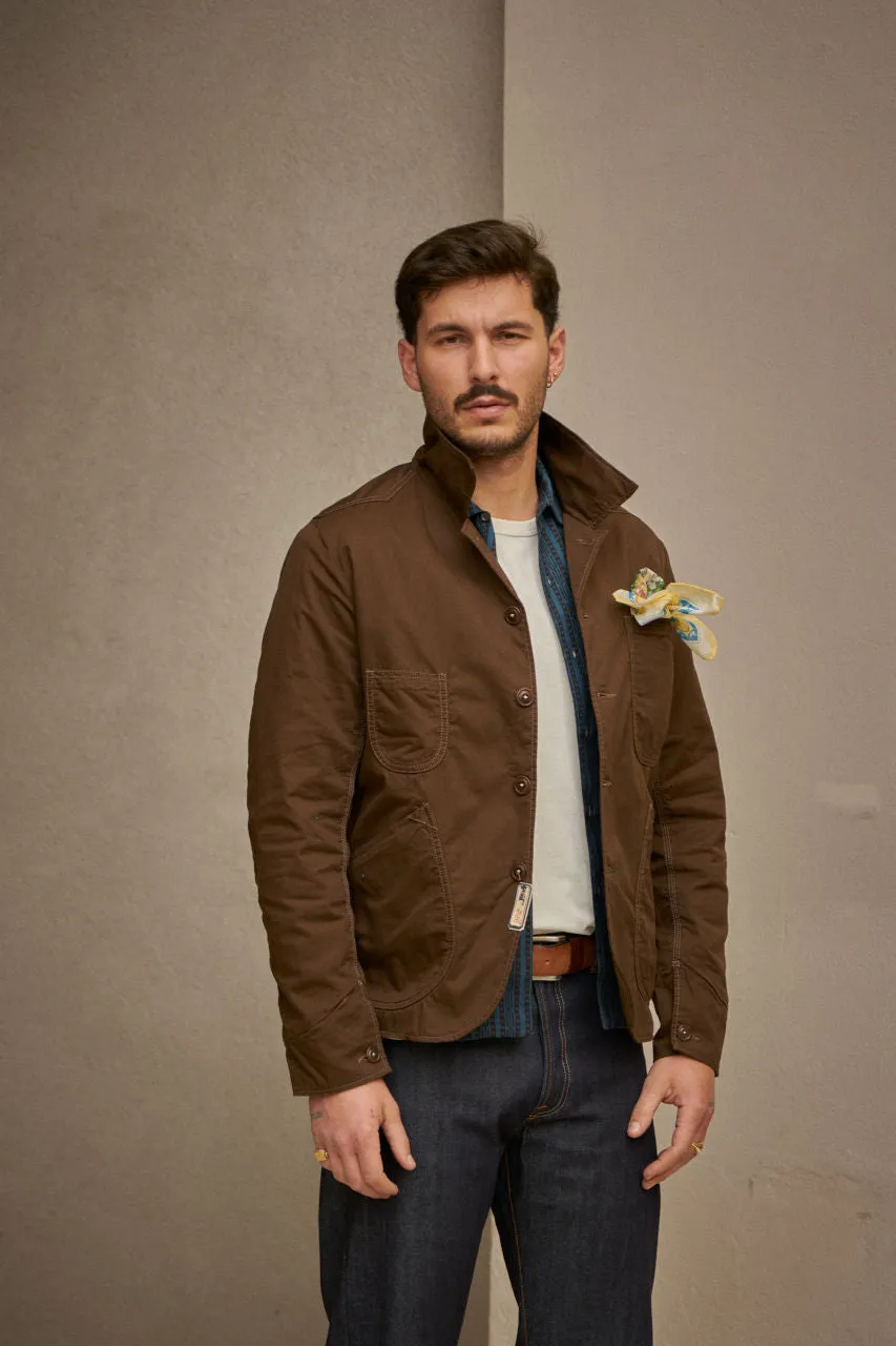 Scarti Lab Jacket 706-SG514 Twill Brown
