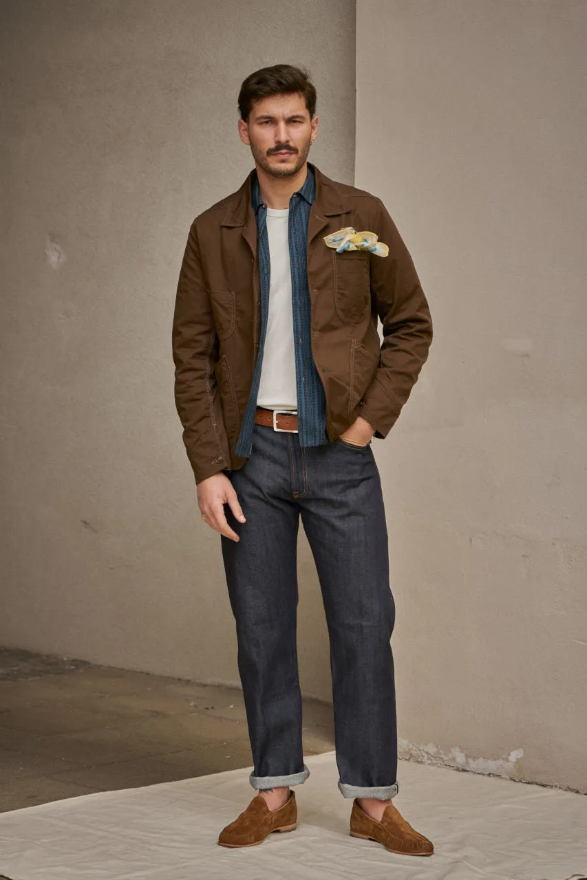 Scarti Lab Jacket 706-SG514 Twill Brown